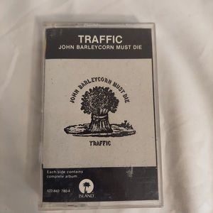 Traffic – John Barleycorn Must Die Cassette Tape 1983 Island Records – 7 90058-4
